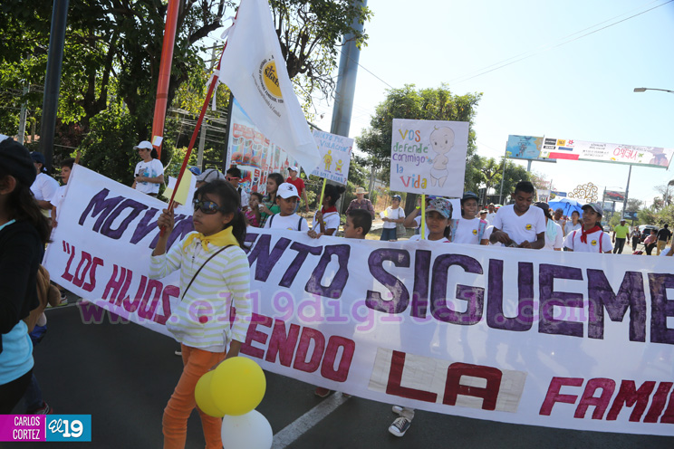 Miles participan en caminata “Si Quieres la Paz Defiende la Vida”
